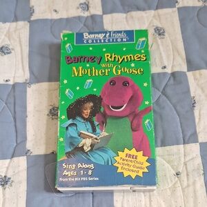Barney Rhyme VHS — Barney & Friend Mother Goose